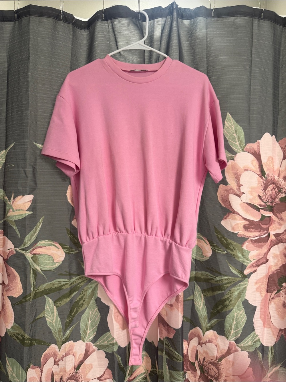 Zara Pink Short Sleeve Bodysuit